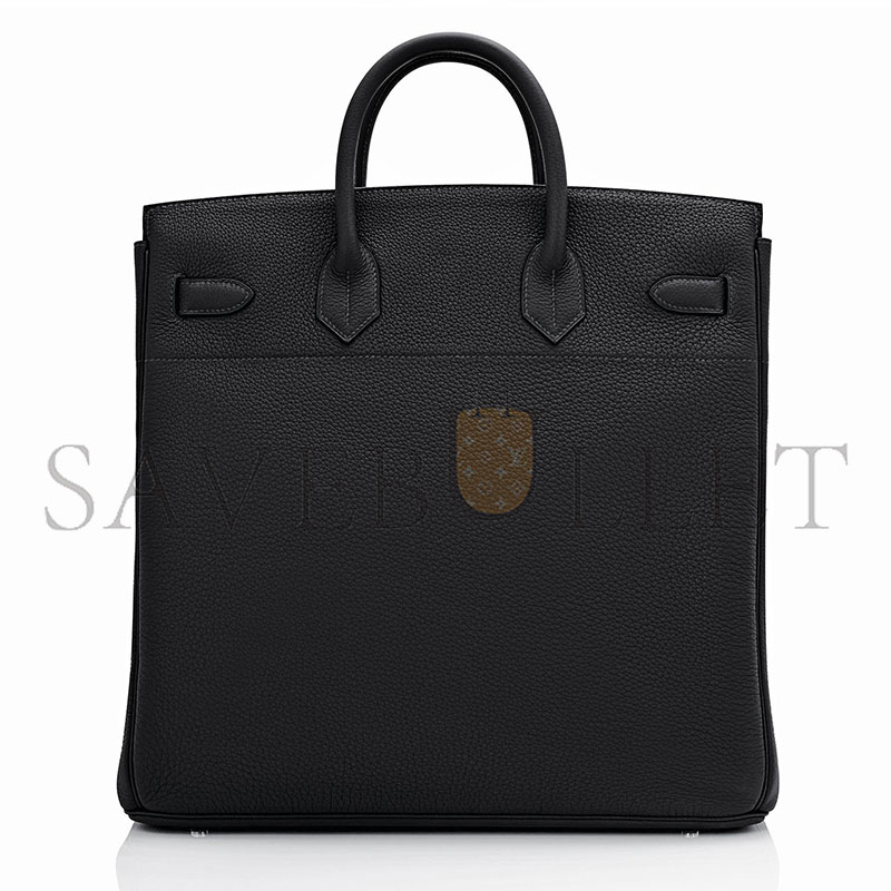 H**mes hac birkin 40 black togo palladium bag (40*38*24cm)